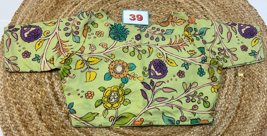 High neck ReadyMade Blouse