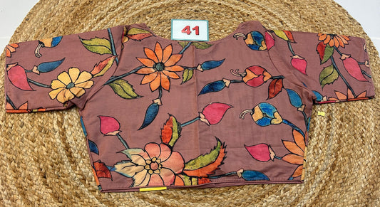 High neck ReadyMade Blouse