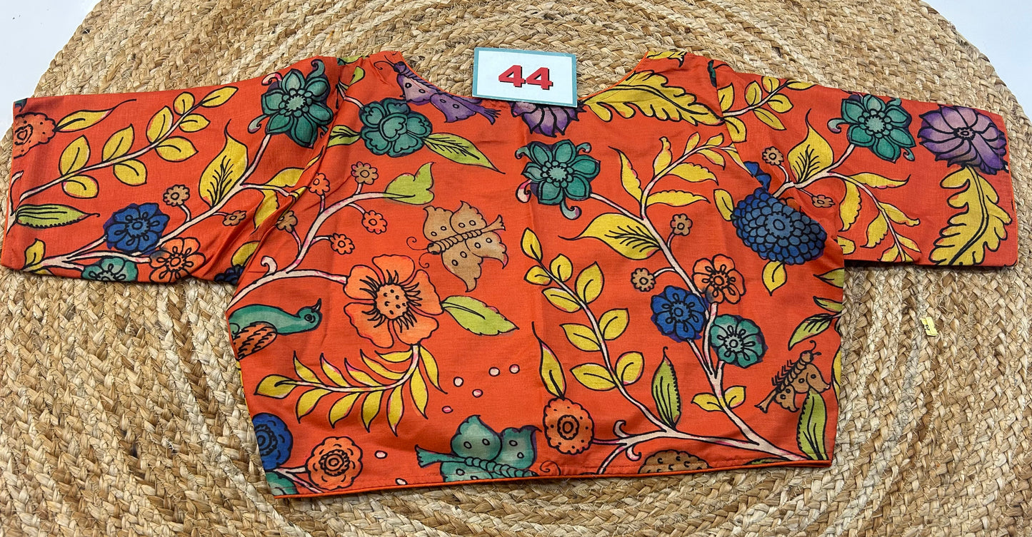 High neck ReadyMade Blouse