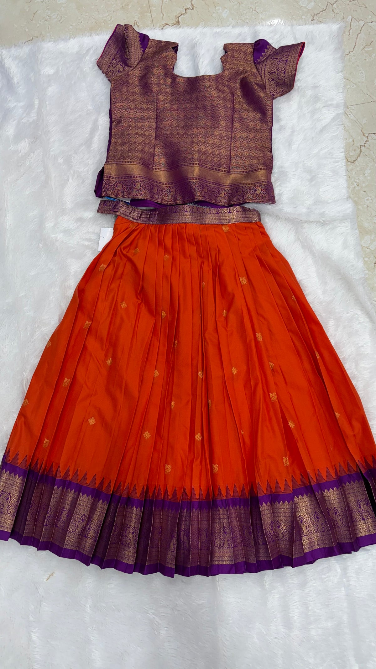 Kids Stitched Lehanga