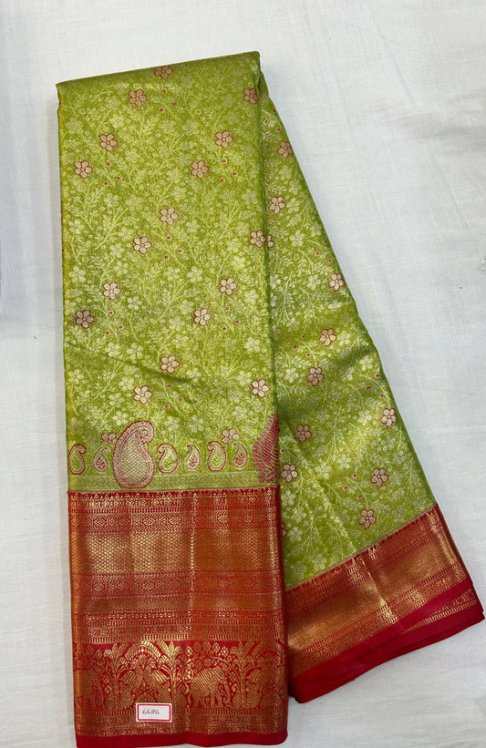 Semi Kanchi Tissue Pattu Sarees
