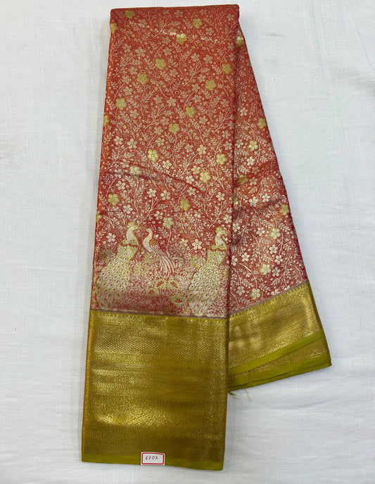 Semi Kanchi Tissue Pattu Sarees