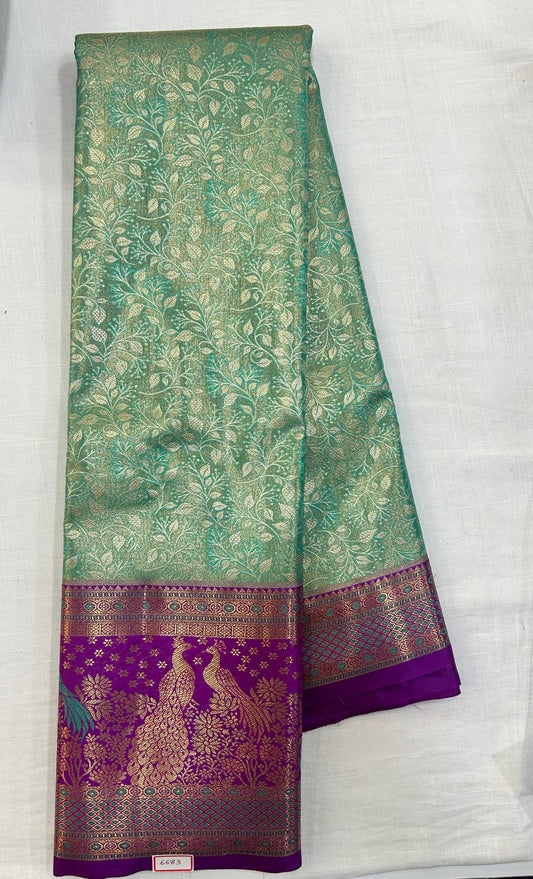 Semi Kanchi Tissue Pattu Sarees