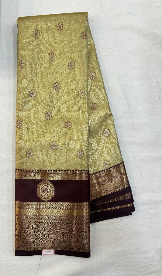 Semi Kanchi Tissue Pattu Sarees