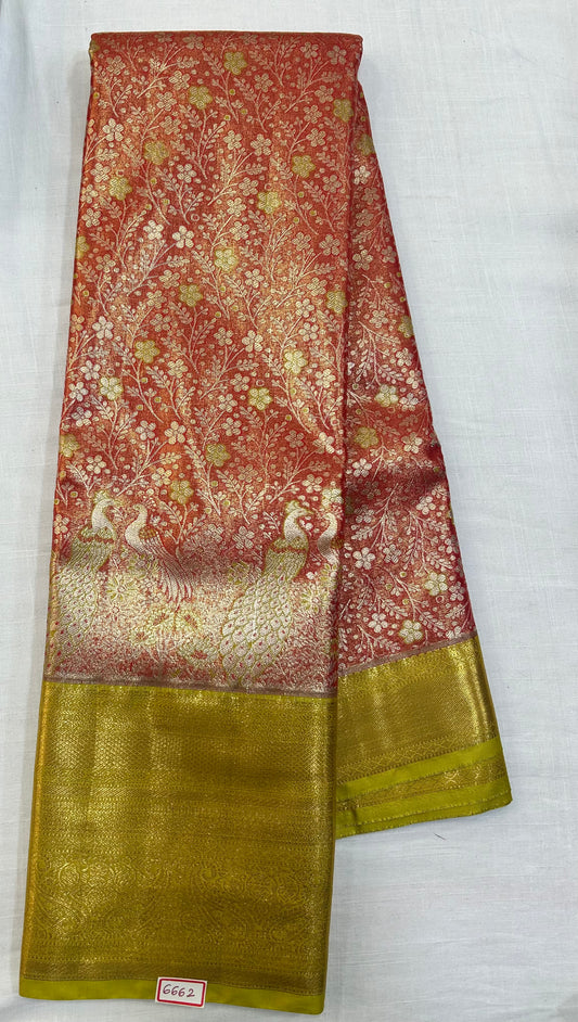 Semi Kanchi Tissue Pattu Sarees