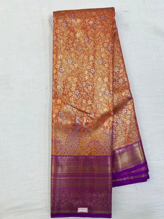 Semi Kanchi Tissue Pattu Sarees
