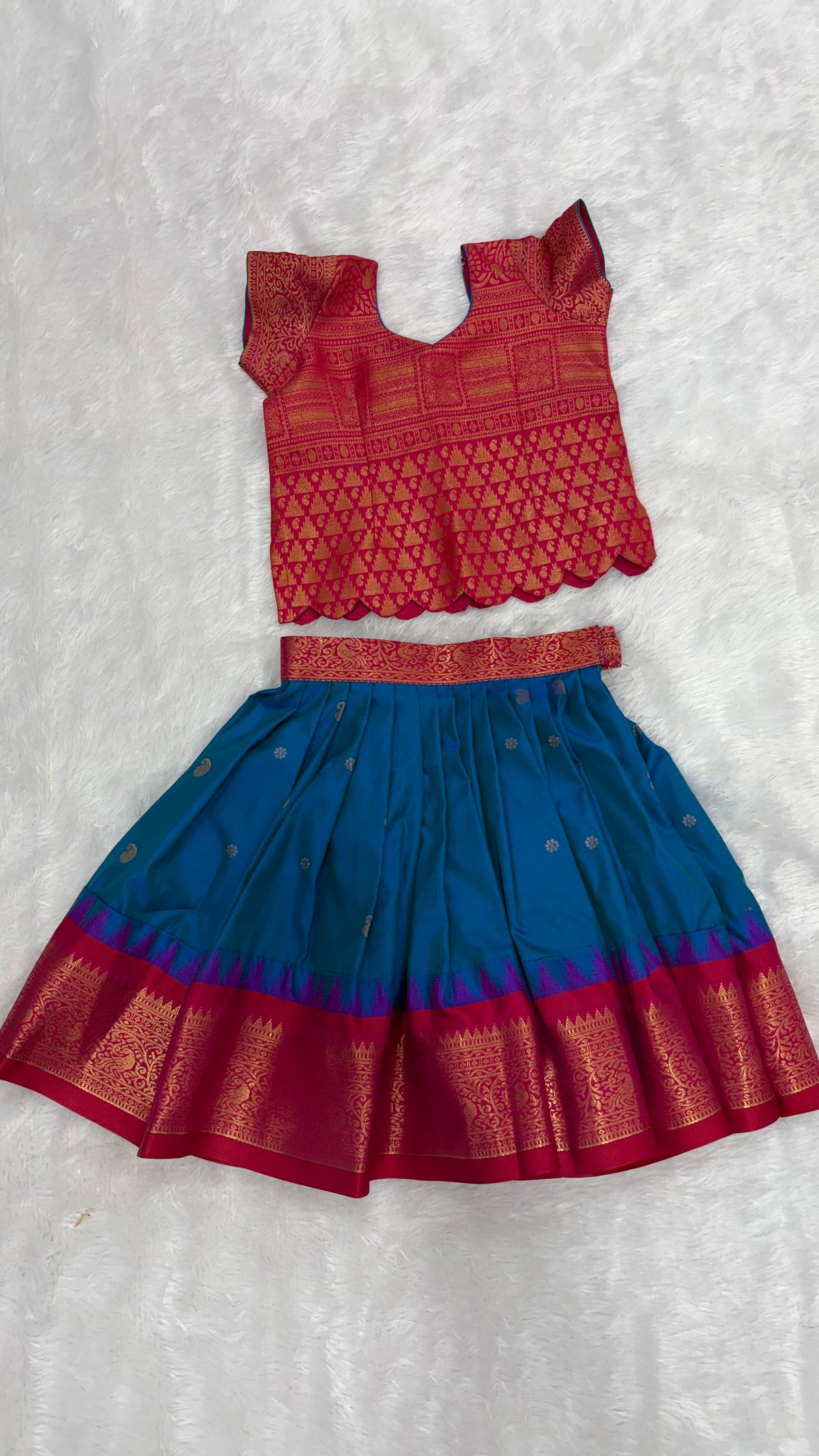 Kids Stitched Lehanga