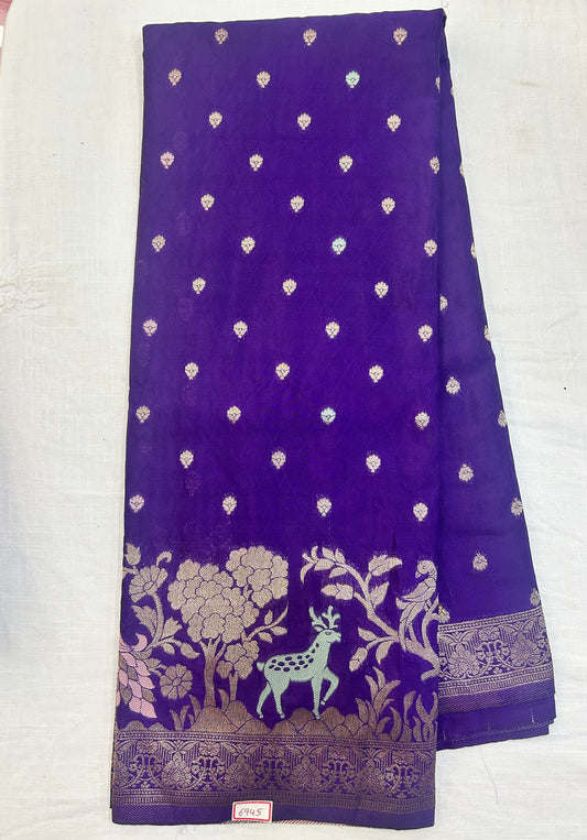 Banaras Mashru Satin Sarees