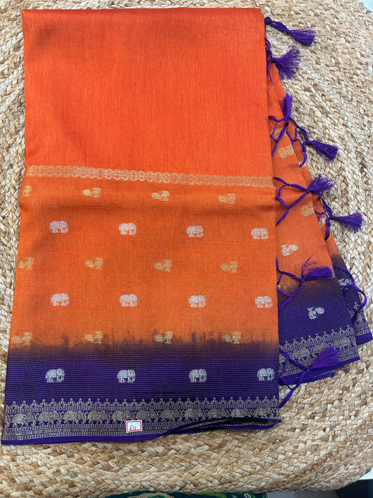 Russian  Crepe saree