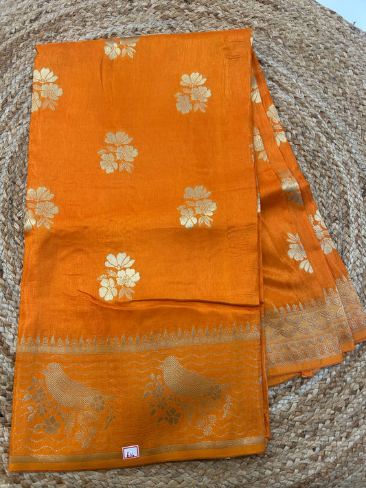 Russian  Crepe saree