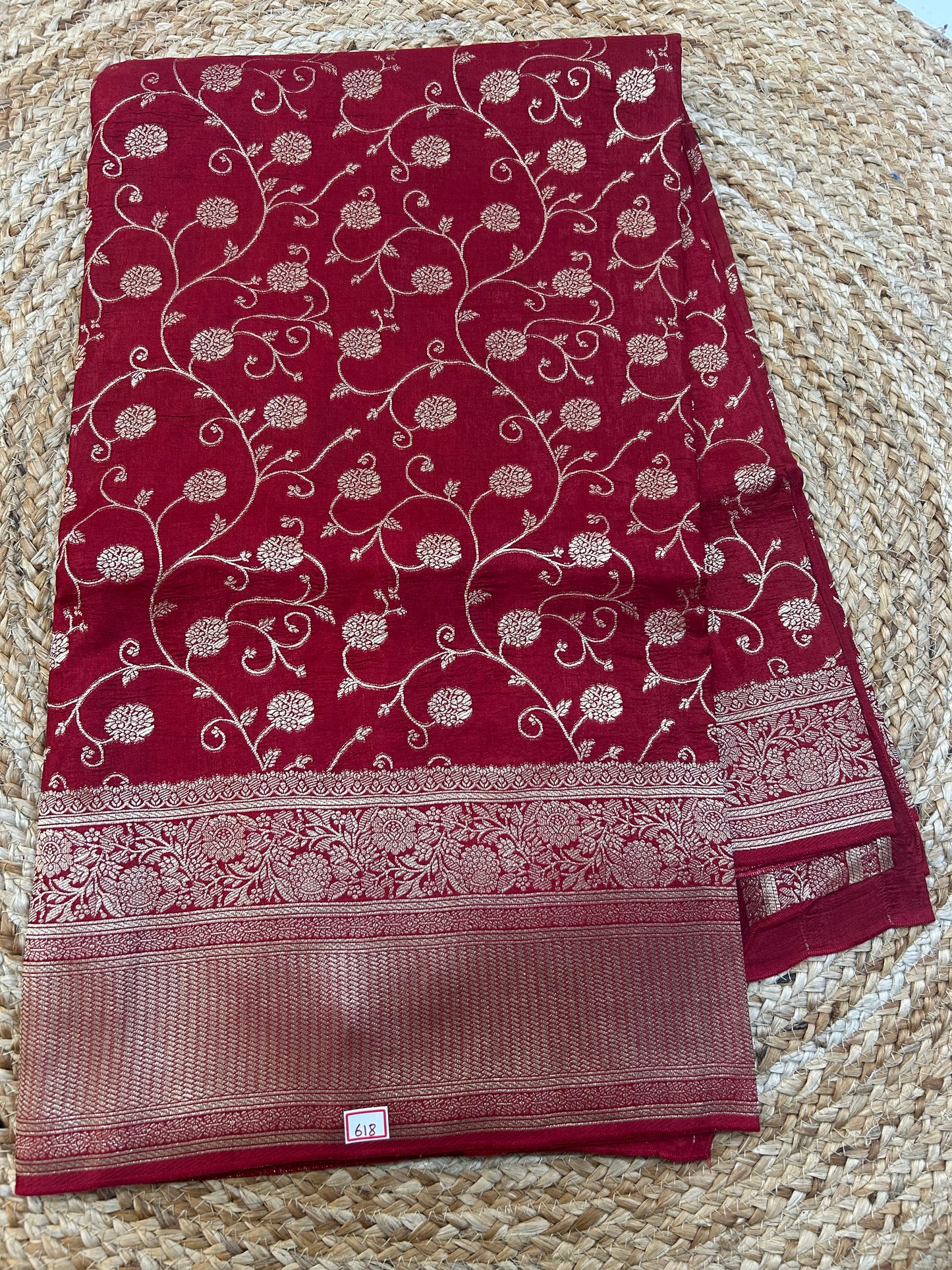 Russian  Crepe saree