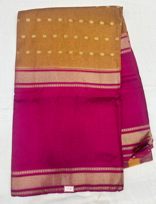 Vintage Russian Crepe saree