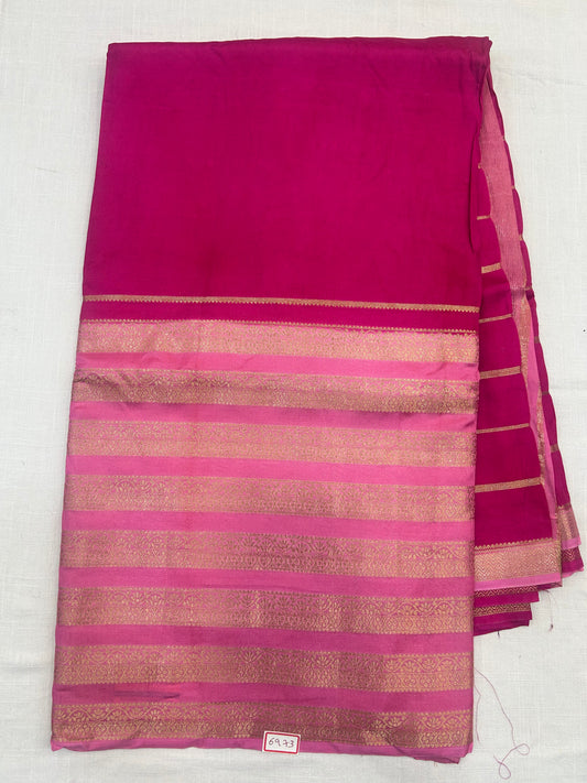 Vintage Russian Crepe saree