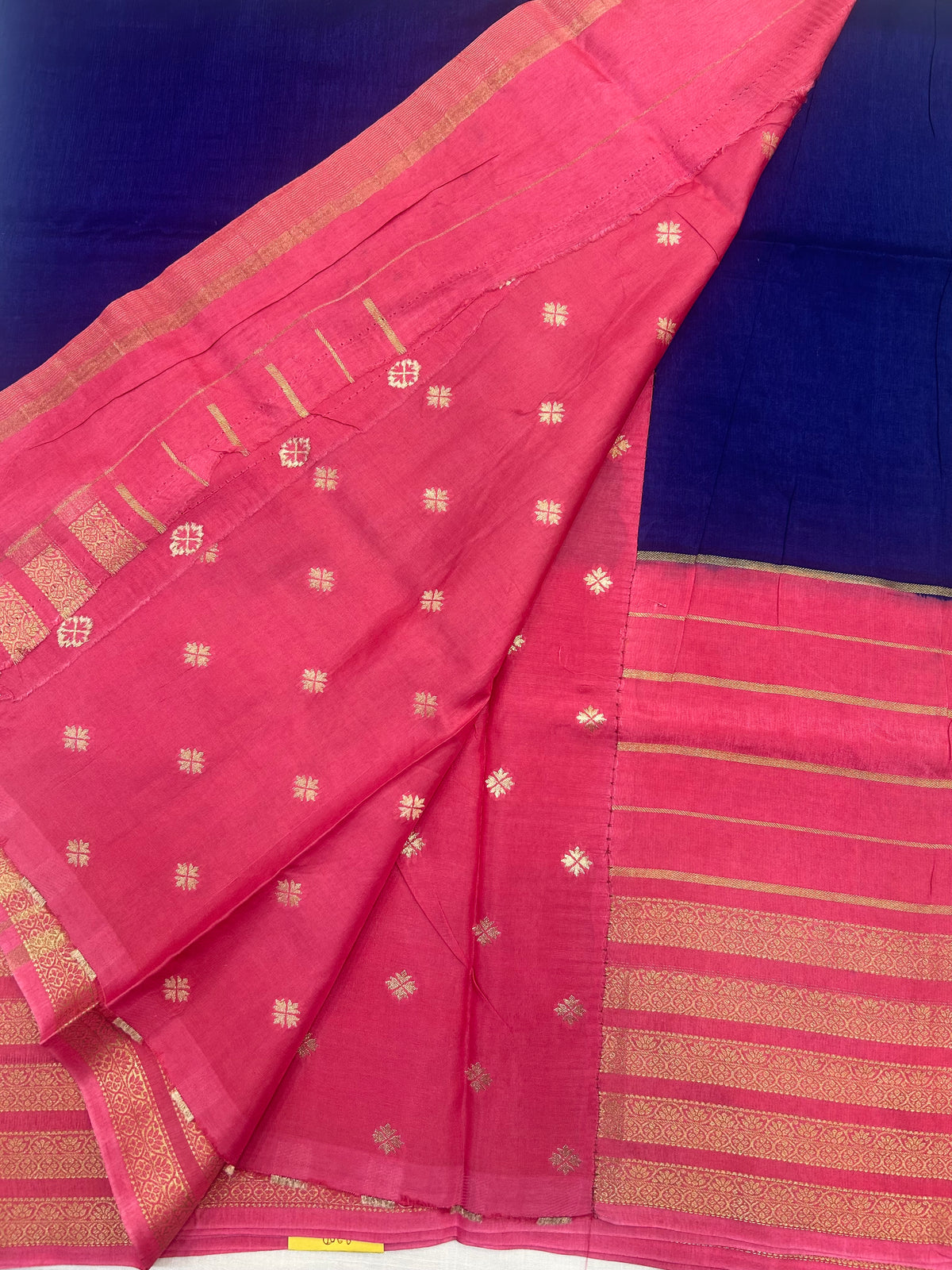 Vintage Russian Crepe saree
