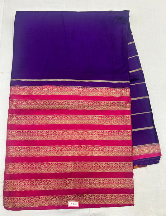 Vintage Russian Crepe saree
