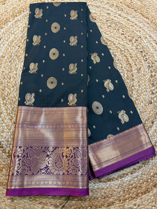 Semi Kanchi Butta Sarees