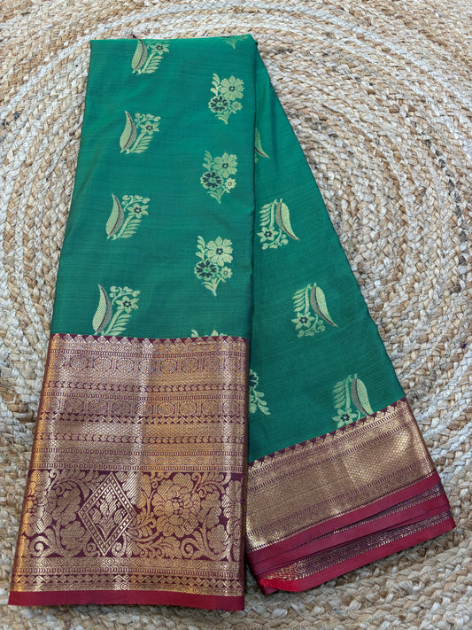 Semi Kanchi Butta Sarees
