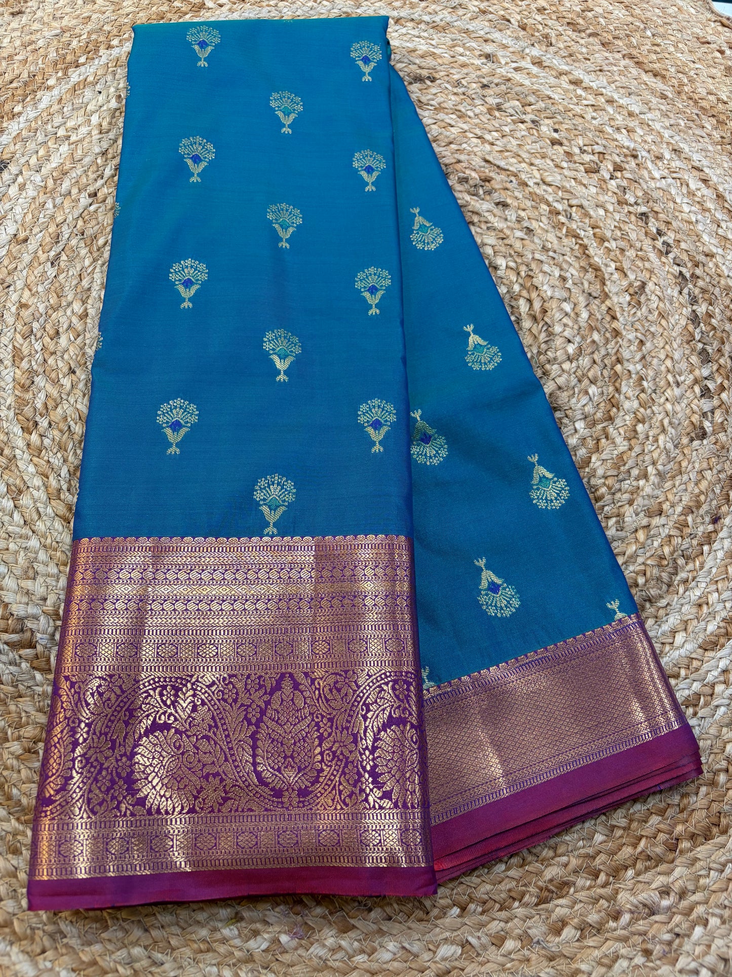 Semi Kanchi Butta Sarees