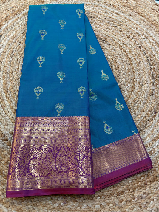 Semi Kanchi Butta Sarees