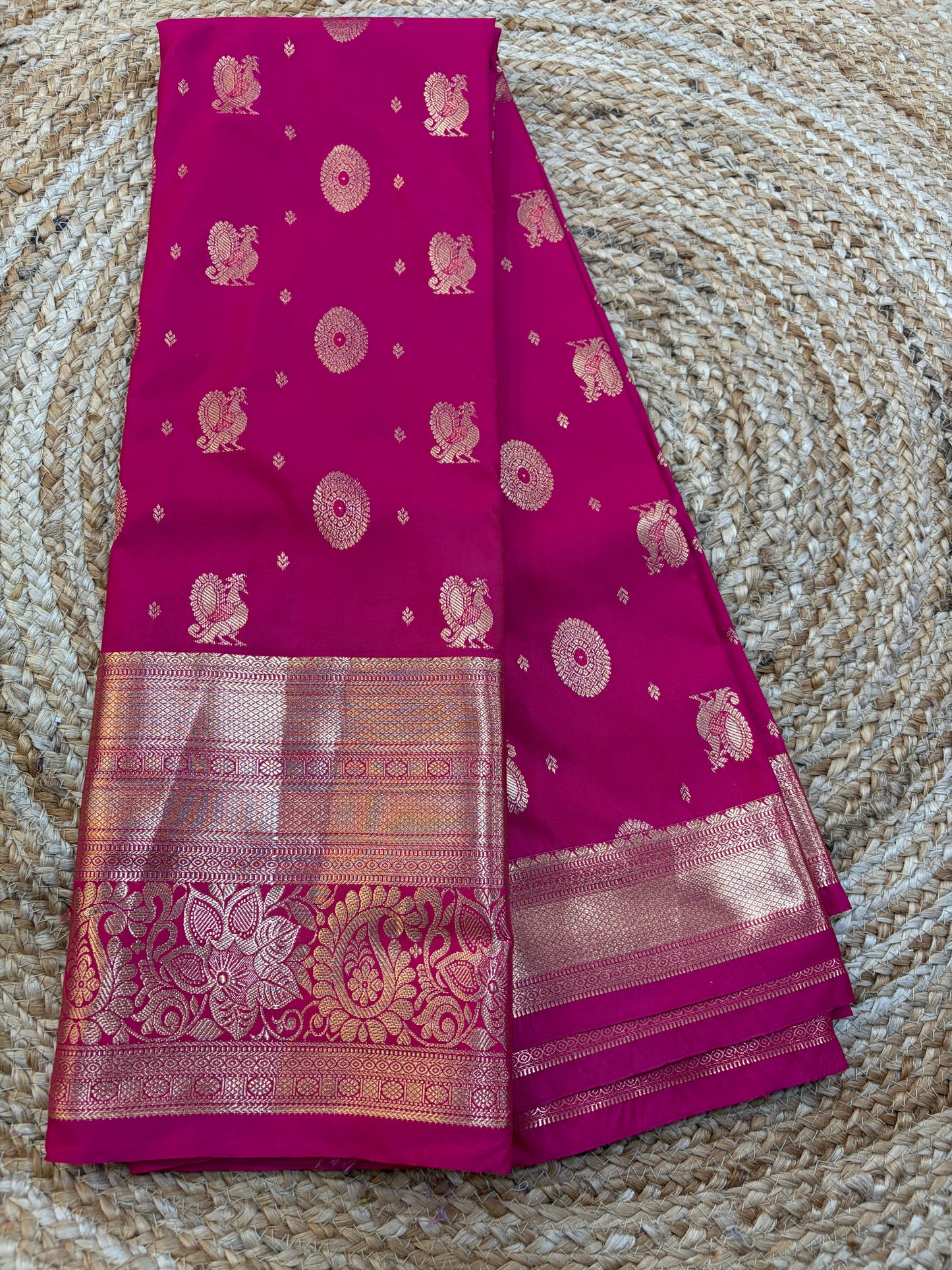 Semi Kanchi Butta Sarees
