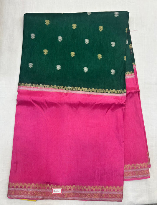 Vintage Russian Crepe saree