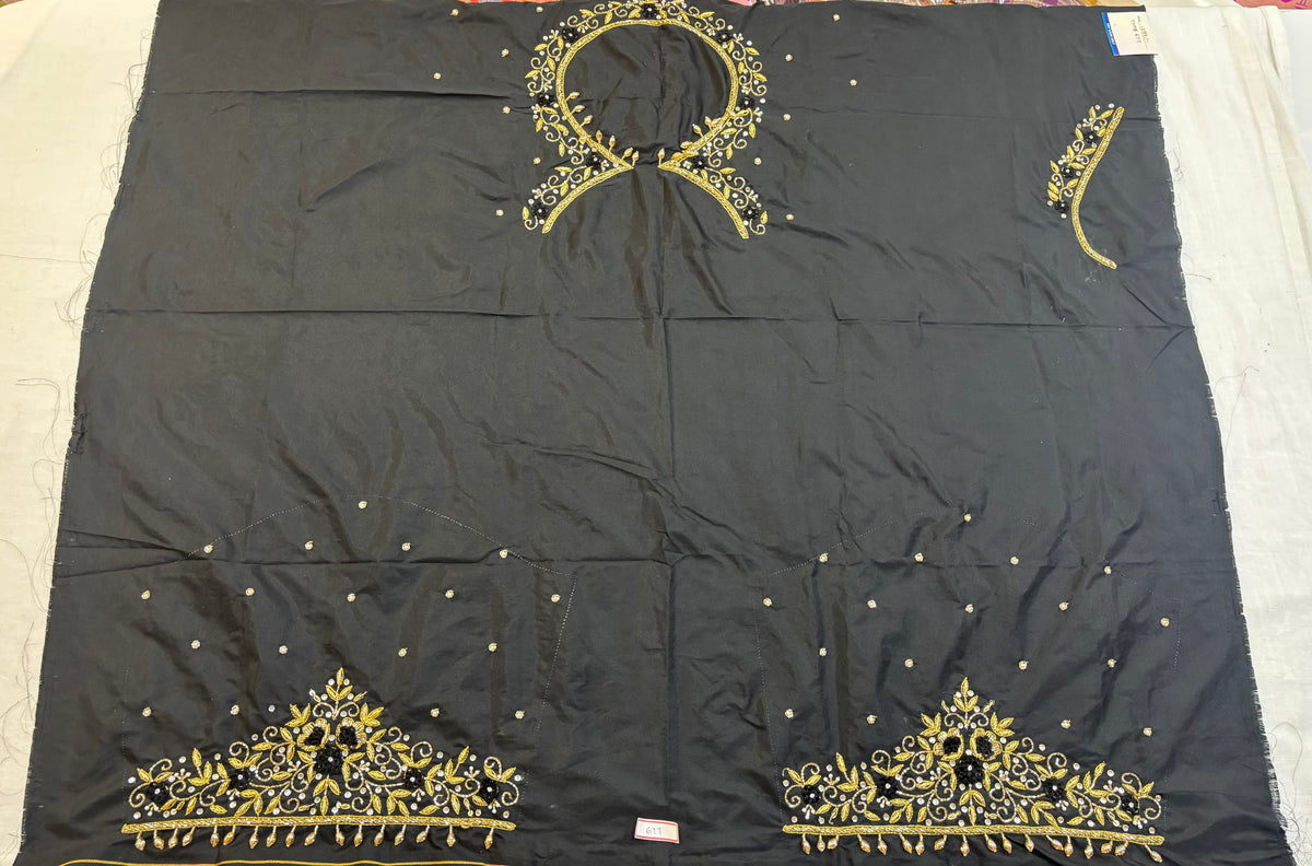 Raw Silk Maggam Work Blouse