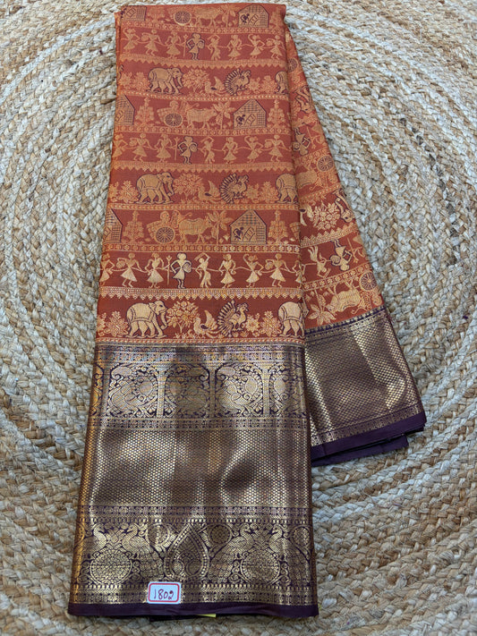 Semi Kanchi Pattu Sarees