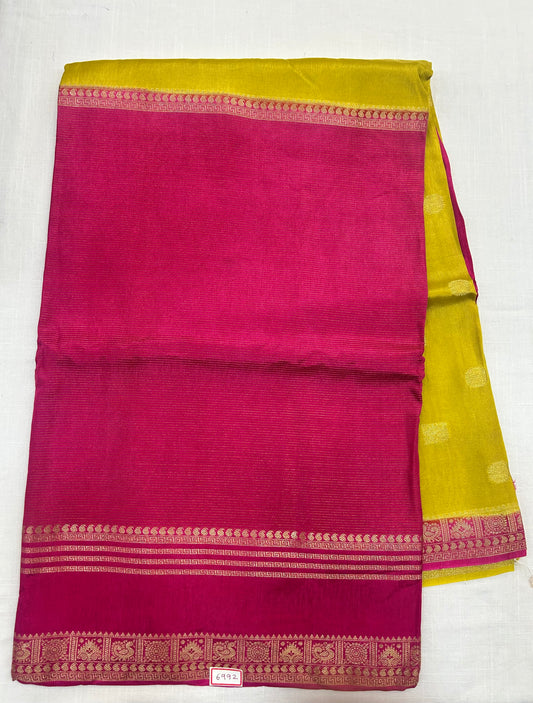 Vintage Russian Crepe saree
