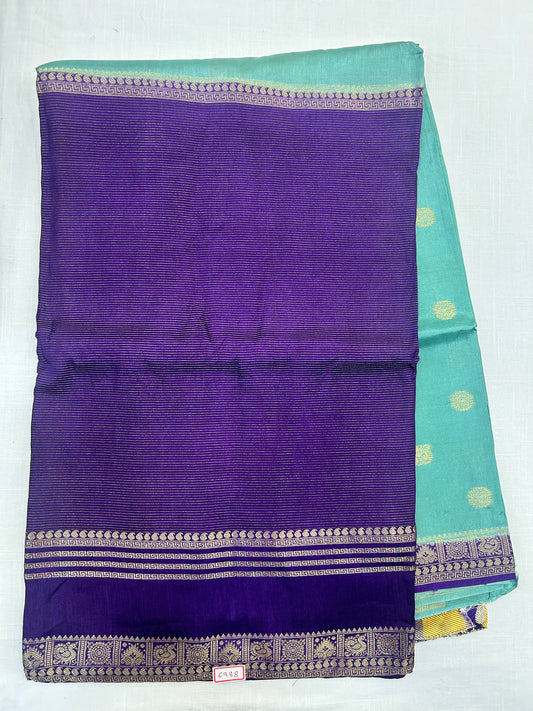 Vintage Russian Crepe saree