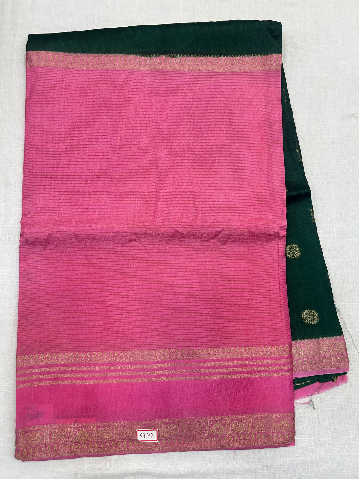 Vintage Russian Crepe saree
