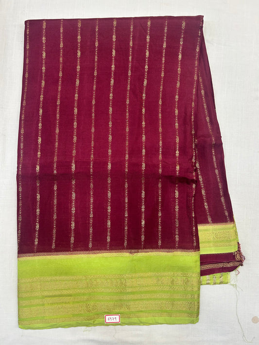 Vintage Russian Crepe saree