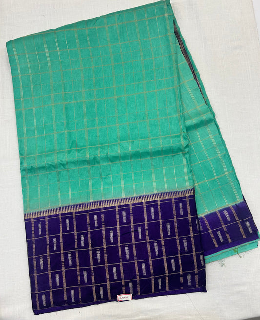 Vintage Russian Crepe saree