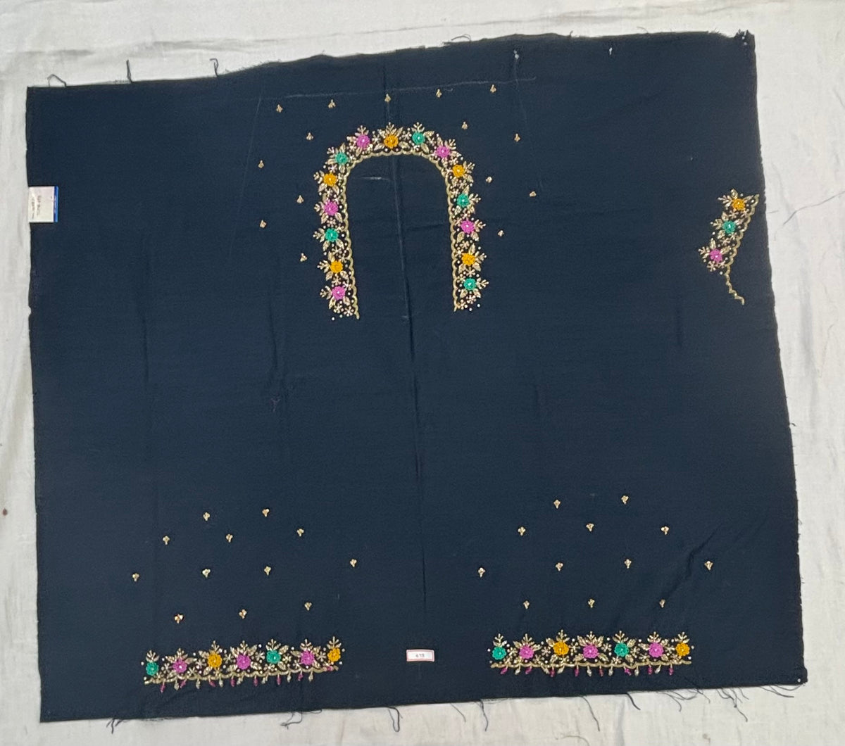 Raw Silk Maggam Work Blouse