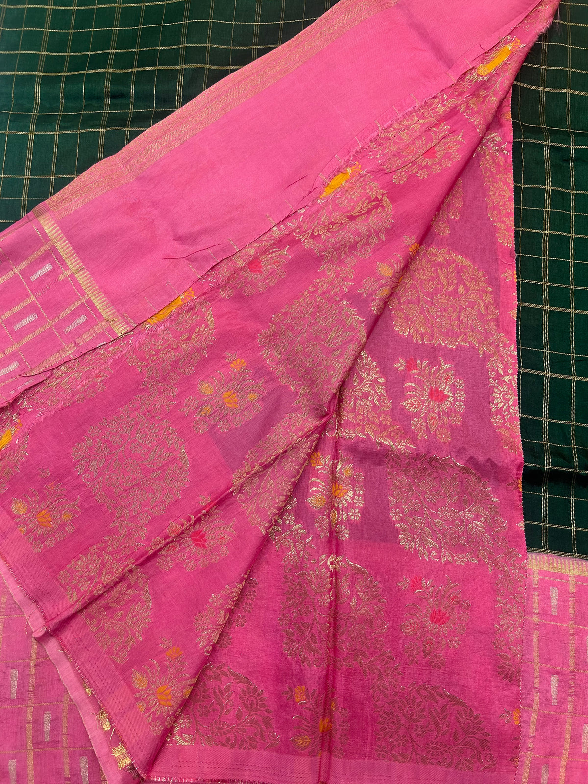 Vintage Russian Crepe saree