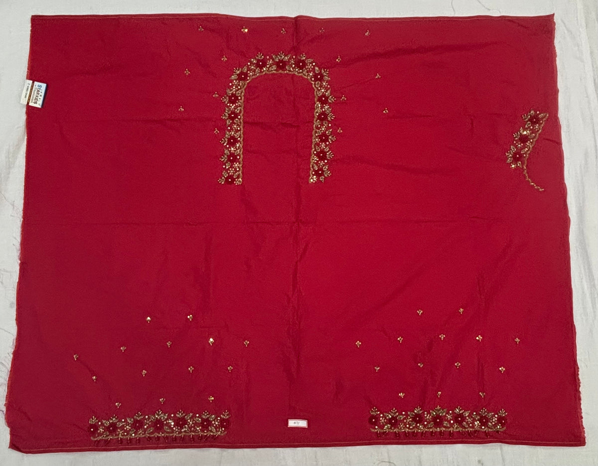 Raw Silk Maggam Work Blouse