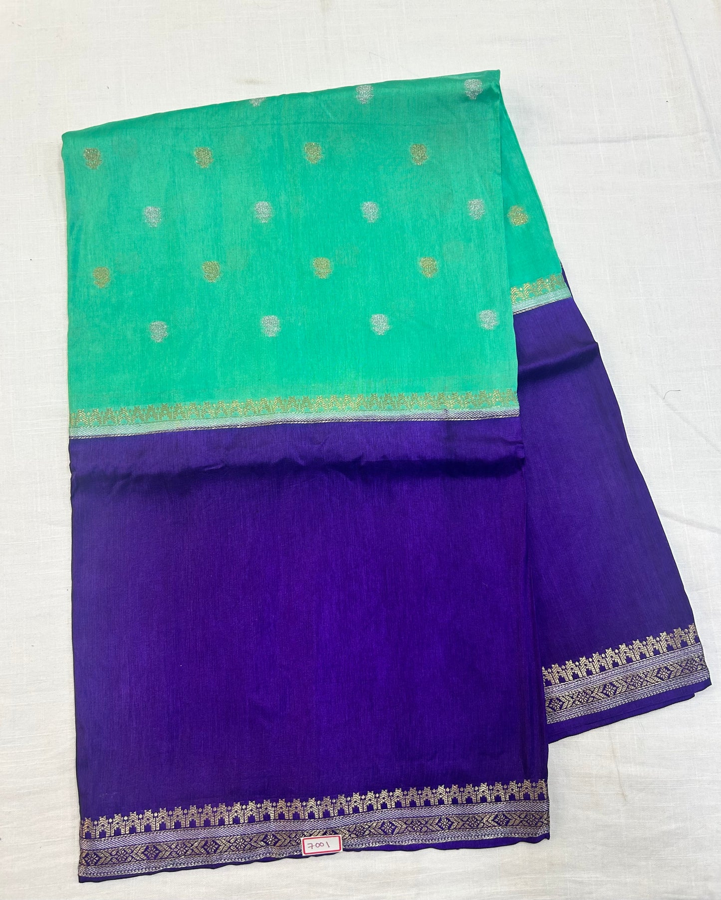 Vintage Russian Crepe saree