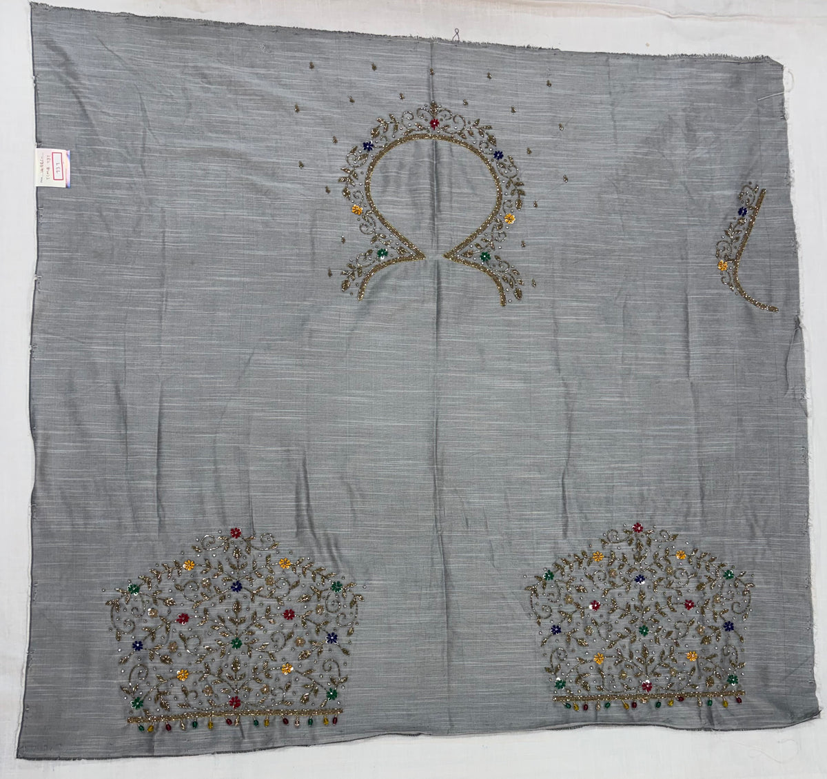Raw Silk Maggam Work Blouse