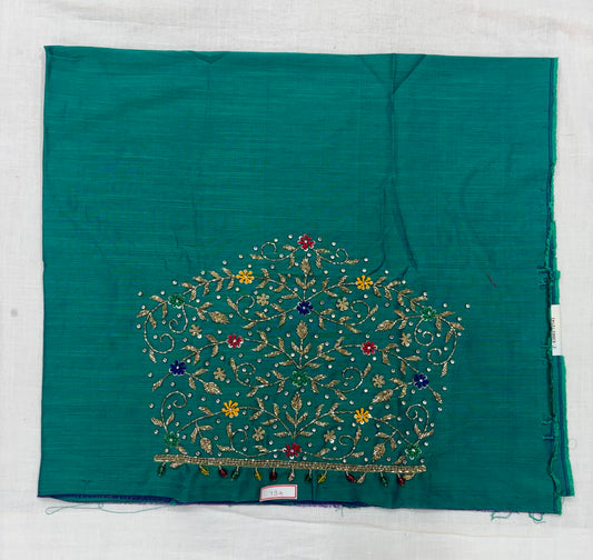 Raw Silk Maggam Work Blouse