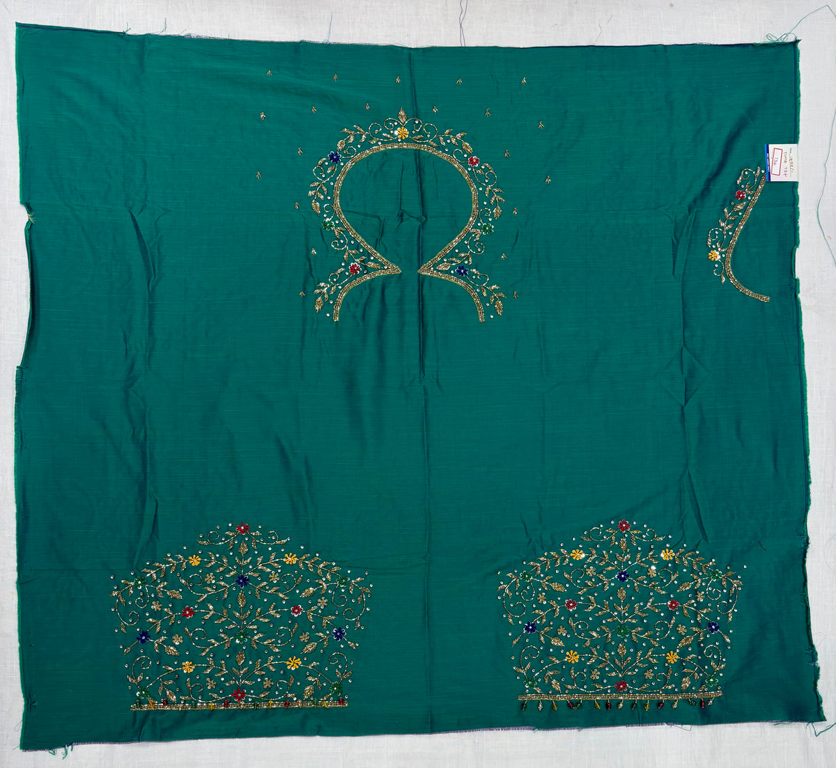 Raw Silk Maggam Work Blouse