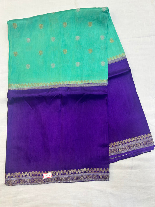 Vintage Russian Crepe saree