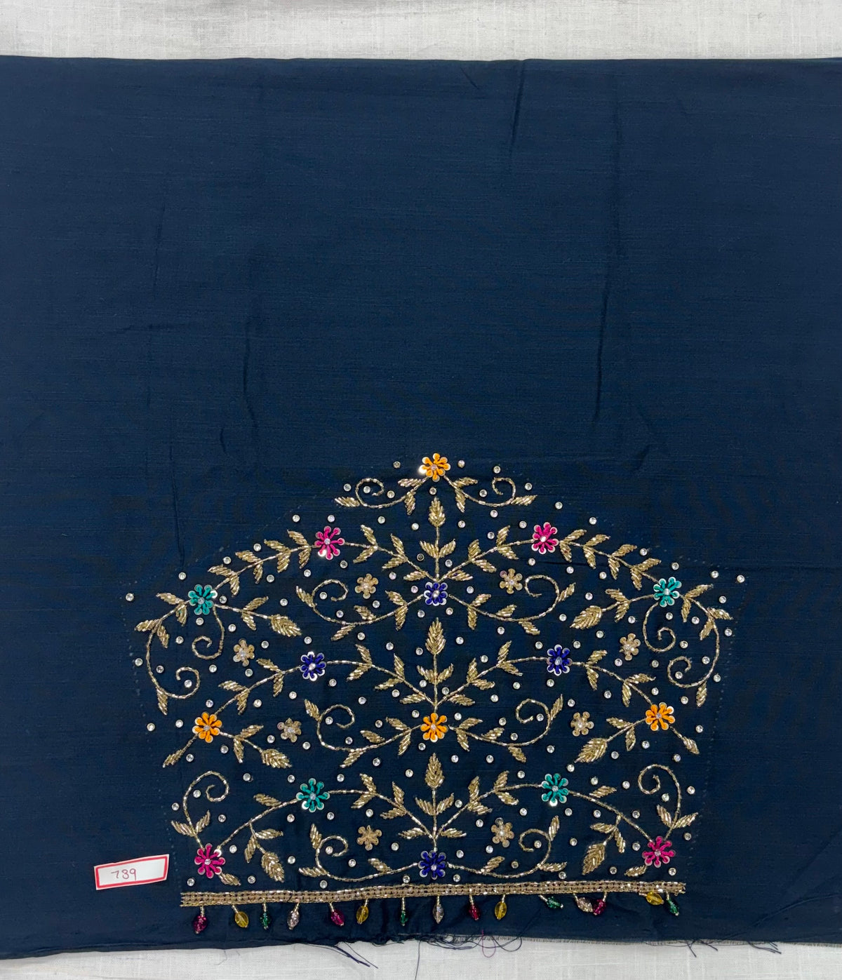 Raw Silk Maggam Work Blouse