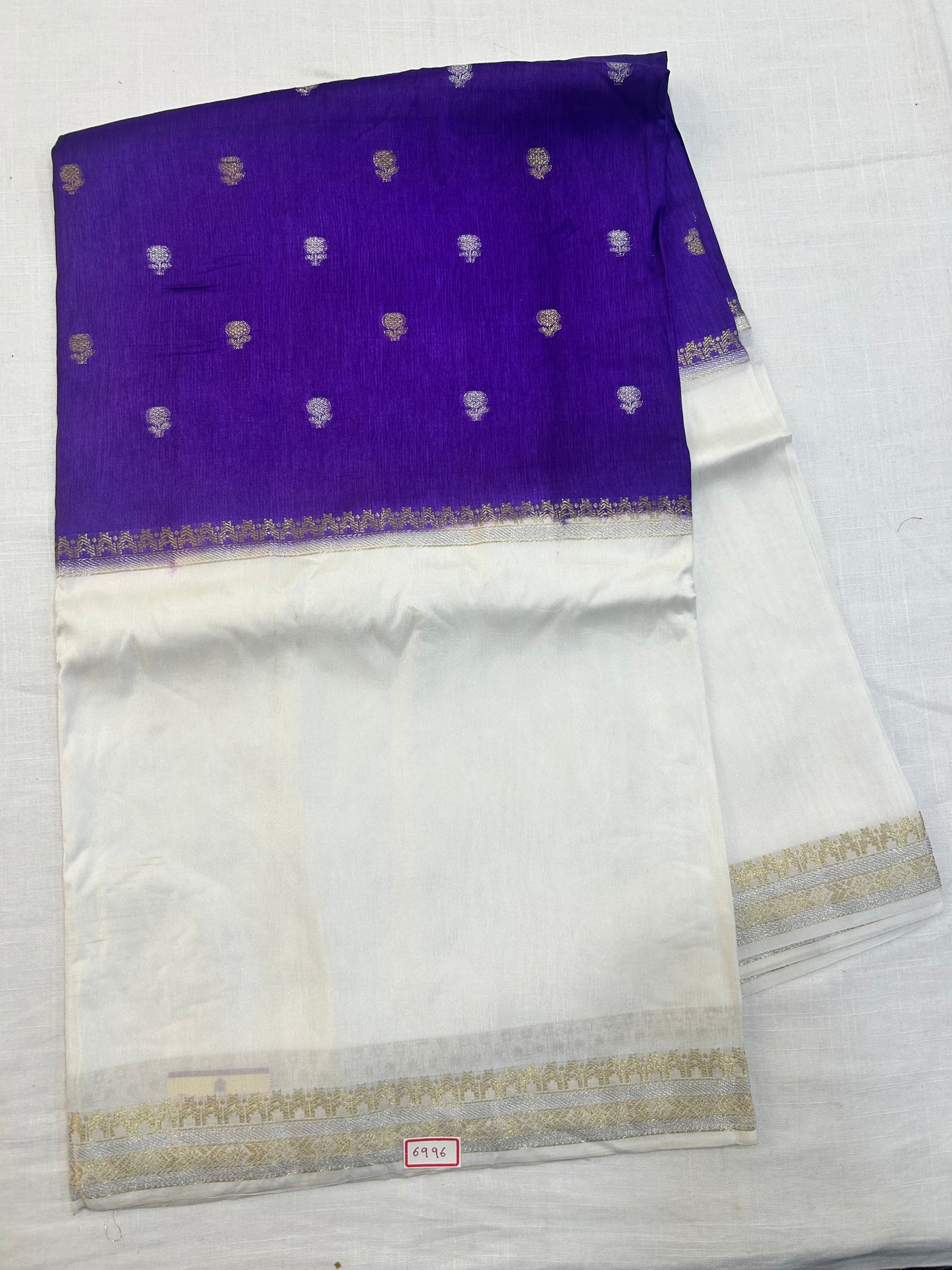 Vintage Russian Crepe saree