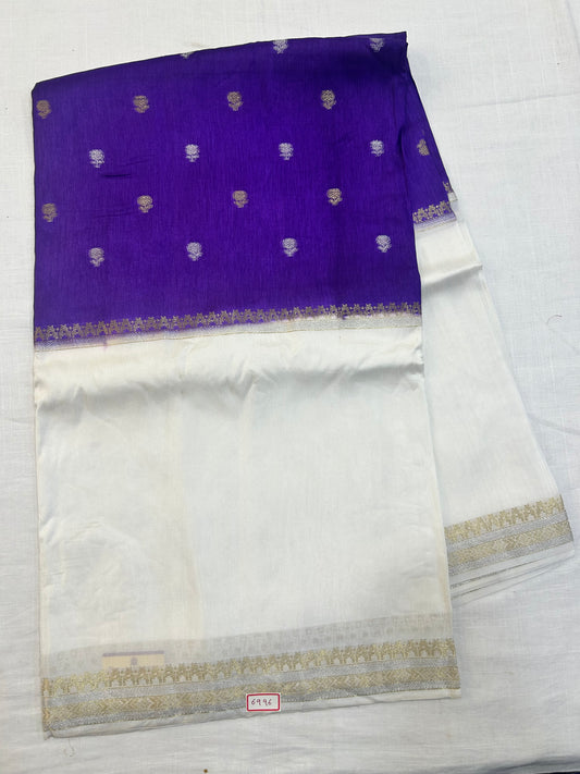 Vintage Russian Crepe saree