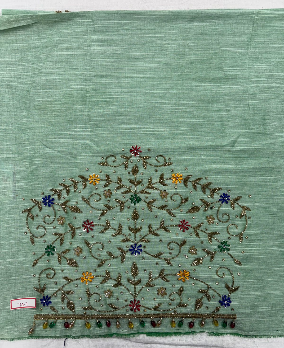 Raw Silk Maggam Work Blouse