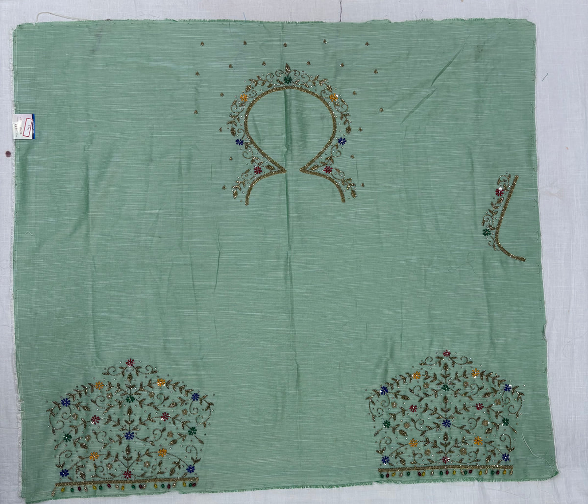 Raw Silk Maggam Work Blouse