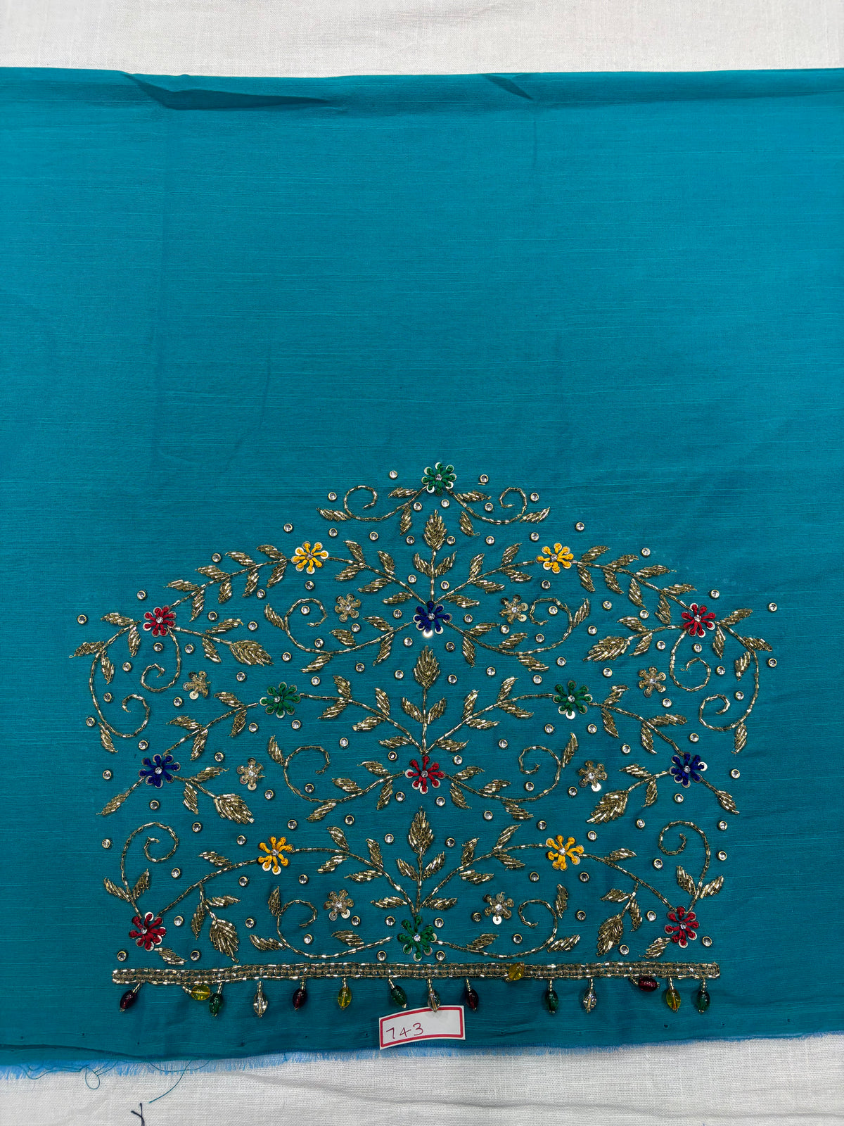 Raw Silk Maggam Work Blouse