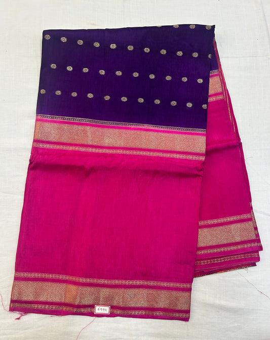 Vintage Russian Crepe saree