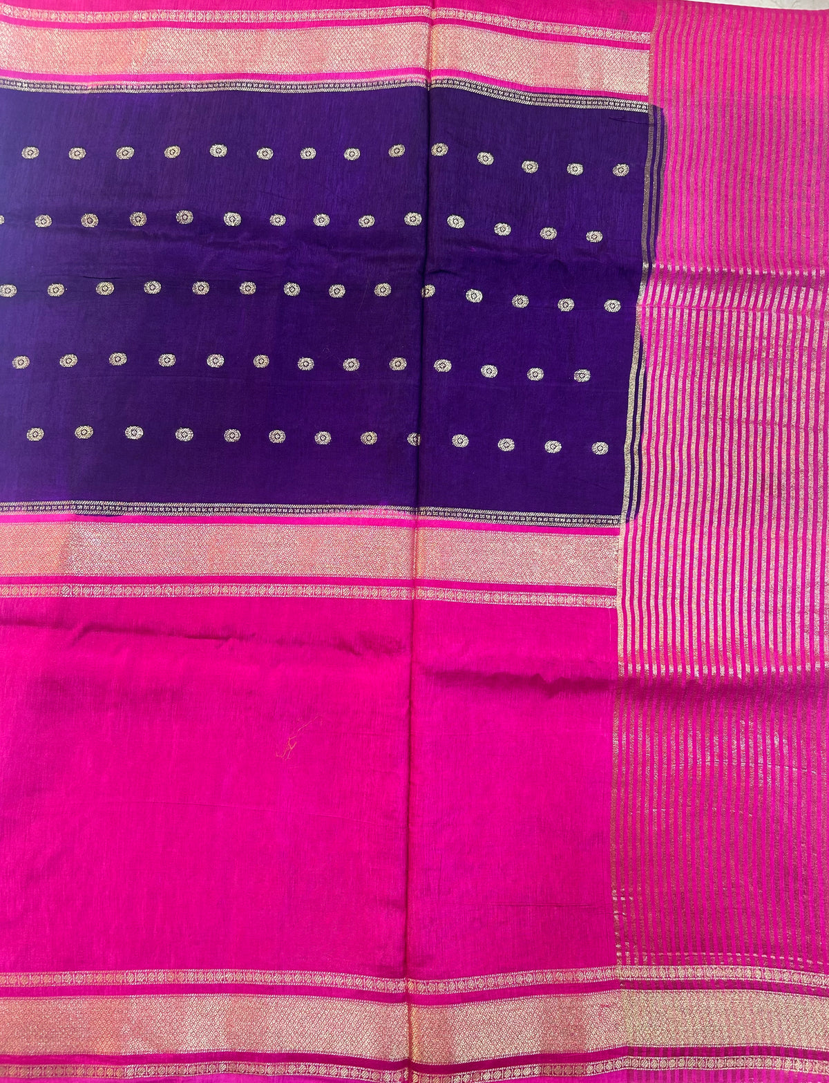Vintage Russian Crepe saree