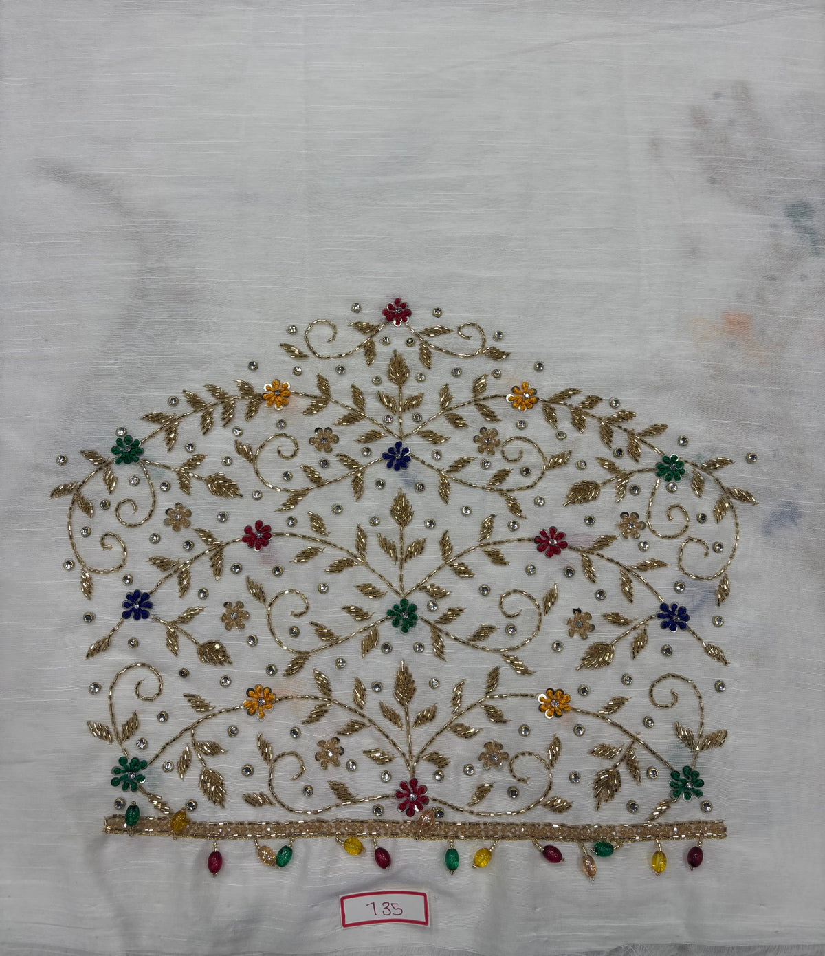 Raw Silk Maggam Work Blouse