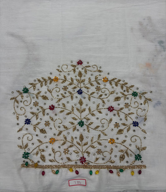 Raw Silk Maggam Work Blouse